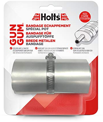 Holts 52044130031 Gun gum Flexiwrap silencieux, Argent