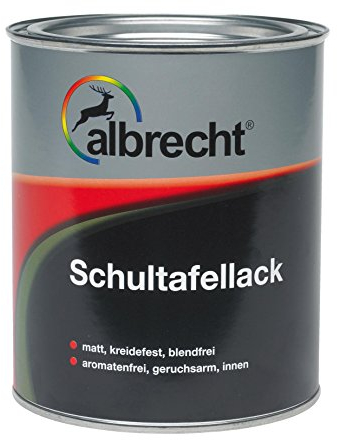Albrecht Schultafellack matt 0905 375 ml, schwarz, 3400606650000300375