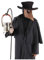 Pestdoktor Accessoire Set (Maske, Hut, offene Sturmmaske)