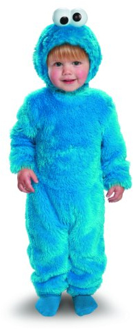 Disguise Sesame Street Light Up Cookie Monster Toddler Costume, 3T-4T