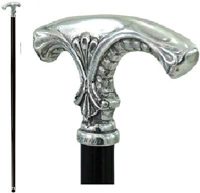 CAVAGNINI Eleganter Gehstock Spazierstock für Damen - Handgefertigter Gehstock aus Buchenholz für formelle Trauzeugen, Made in Italy