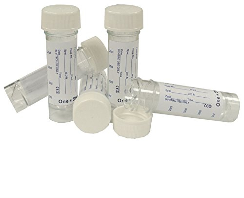 25 x Urine Sample Bottles Specimen Pot Graduated Container with Lid & Label 30ml