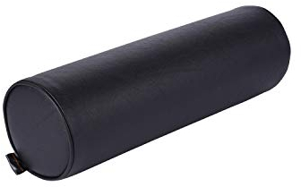 Pader Medi Tech Nacken- und Knierolle aus Polyetherschaumstoff I Lagerungsrolle mit Kunstlederbezug und Kedernähten I 50 x 15 cm I in 20 Farben verfügbar (schwarz)