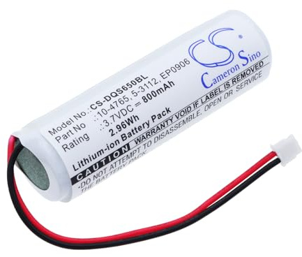 CS Neue wiederaufladbare akku für QS6500BT, QS65-2030000R, QS65-2040032-401R, QS65-3010101-105, QS65-3030000R, QS65-4040001-401R, QS65-4045003-403, QS65-4060001-601R (800mAh) 10-4765, 5-3112, EP0906