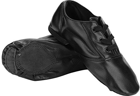 Alomejor Jazz Dance Schuhe Hochwertige PU Jazz Schuhe Elastische Slip-On Jazz Schuhe für Erwachsene(39)