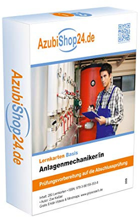 E-Book Anlagenmechaniker /in: Anlagenmechaniker /in Prüfungsvorbereitung, Lernkarten, E-Book, zur Vorbereitung auf die Abschlussprüfung