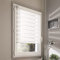 MADECOSTORE Tenda avvolgibile Giorno/Notte, Legno Poliestere Polivinilcloruro (PVC), Bianco, 52 x 160cm