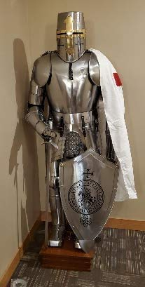 Nautical Replica Hub Medieval Wearable Knight CRUSADOR Full Suit of Armour Collectibles Armor Halloween Costume