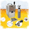 ich-zapfe Ensemble Complet Tireuse a Biere - Jet 30 Machine a Biere, Pompe a Biere 1 Ligne, 35 litres/h, Professionnelle, tête de distribution: NC Adaptateur