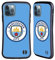 Head Case Designs Licenza Ufficiale Manchester City Man City FC Blu Colore Stemma Custodia Cover Ibrida Compatibile con Apple iPhone 12 / iPhone 12 PRO