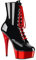 BeAUZQ 6IN Stiletto Ankle Booties Fetisch High Heels Damenmode Gold Leder Booties Sexy Stripper Nachtclub Pole Dance Pumps Schuhe Größe 34-46,Rot,39