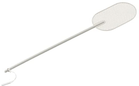 Zone Denmark Singles Fliegenklatsche, Mückenschläger, Mückenklatsche, Fliegenabwehr, Klatsche für Fliegen, Mücken, Insekten, mit Schnur zum Aufhängen, 54 x 10,3 x 0,2 cm, Warm Grey (Grau)
