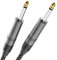 deleyCON 15m Cable para Instrumentos de 6,35mm a Toma Jack Mono AUX de 6,35mm - Calidad de Estudio - Hecho de Cobre OFC Puro (AWG24) - Cable con Toma Jack para Guitarra Eléctrica Amplificador