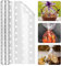 TANCUDER Cellophan Transparent Geschenkpapier Klares Cellophan Staubdicht Geschenkfolie 30m*54cm Zellophanfolie Weißer Punkt Blumenfolie Dicke Folienrolle für Geschenke, Körbe, Kunstverpackungen