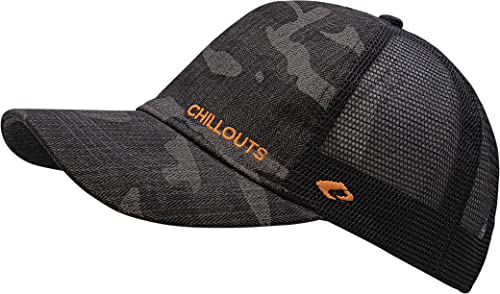 CHILLOUTS Mitlitarycap mit Carmouflage - Cap mit 50% Baumwolle - luftig & leich - Sigatoka Chilouts