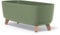 Prosperplast Furu Collection Pflanzkübel weiß mit Behälter 30 x 30 x 29,4 cm, Fassungsvermögen 15 Liter, Holz, Grün, DGCL600 | 19,5 x 39 x 18,7 cm