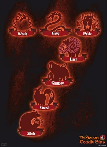 ABYstyle The Seven Deadly Sins 7 Sins Poster 38x52cm