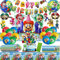 Kinder Geburtstag Luftballons Dekoration, Birthday Decoration for Boys Girls, Kindergeburtstag Deko, Birthday Party Supplies