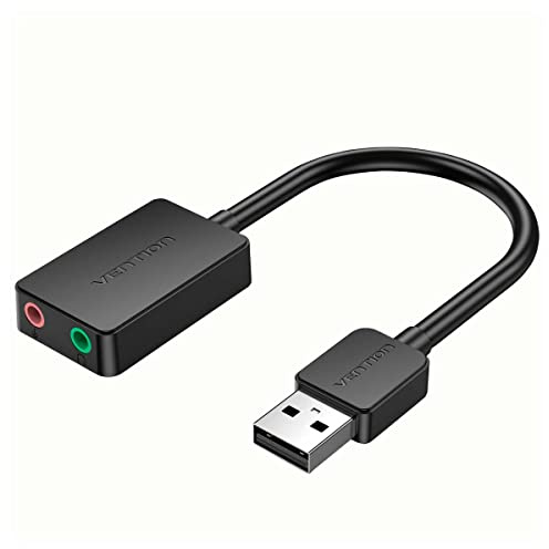 Vention Externe Soundkarte, USB-Audio, 2 Anschlüsse, 3,5 mm, 5,1 Kanäle