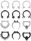 Zolure 16G Chirurgenstahl Septum Piercing Septum Nasenpiercing Horseshoe Piercing Ohrpiercing Septum Lippenpiercing Cartilage Ohrpiercing 8-10mm