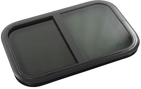 Finestra per Camper, Finestra Scorrevole Orizzontale Verticale Arrotondata 700x300 Mm, Telaio in Lega di Alluminio Impermeabile Finestra Scorrevole per (Per spessore parete: da