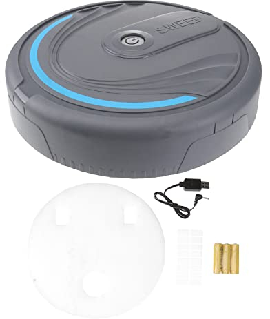 USHOBE Robot De Barrido Simulado Aspiradora De Juguete Robot Barredora Bebe Aspiradora Bebé Juguete De Vacío Barredora Recargable Juego De Imaginación Robots Trapeador Niño Inteligente