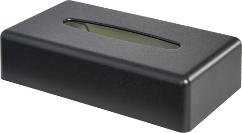 Corby Rechteckige Taschentuchbox-Hülle (Devon / TBC0002) in Schwarz