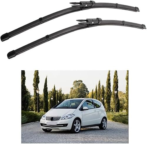 Auto Scheibenwischer für-Benz A-Class W169 26+23R 2005-2011, Hochwertige Wischergummi Klare Sicht ErsatzZubehör,B