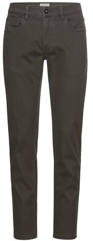 camel active Herren Regular Fit 5-Pocket Hose Blattgrün, menswear-35/34