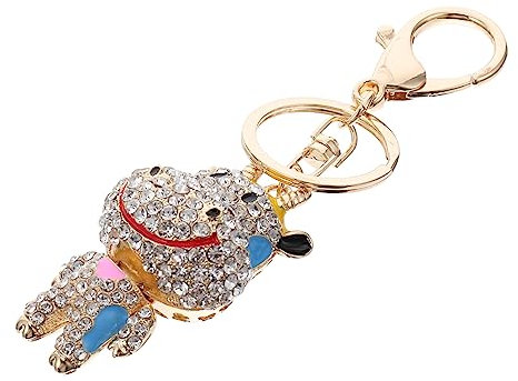 PACKOVE 1 Stück Schlüsselanhänger Ochsen-schlüsselanhänger Für Tasche Strass- Zinklegierung Material 2021 Mode-Accessoire