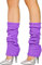 ANZEE DISCOVER THE NEW YOU Leg Warmers For Adult Women & Girls Stay Warm and Stylish, Women's Knitted Ankle Warmers Party Dance, Sports, Yoga Accessories (Purple)