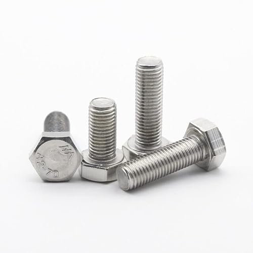 QuarkMRO - M9 Sechskantschraube DIN 933 Edelstahl M 9 A2 V2 A Maschinen Gewindeschrauben 1.0/1.25/1.5 (M9 x 1.25 x 30mm,2)