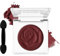 DE'LANCI Lidschatten Dunkel Rot,Dunkel Rote Pressed Powder Matte Lidschatten,Wasserfester Dunkel Rot Lidschatten Gut Pigmentiert,Vampir-Make-up,Halloween-Party,Vegan(Einzel mit Applikator) #07