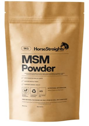 MSM for Horses Joint Maintenance Collagen Support & Muscle Recovery 1KG HSD Horse Straights Direct