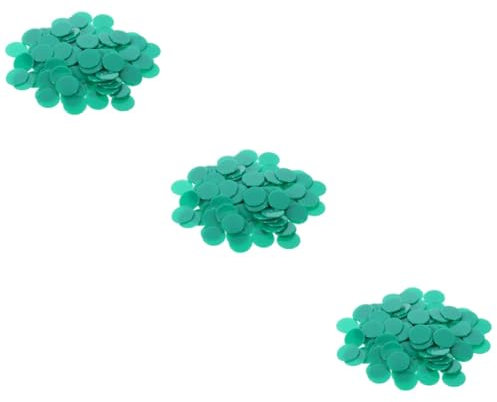 JOINPAYA 300stücke Farbige Bingo Chips Transparente Zählmarker Für Bingo Und Brettspiele Langlebige Kunststoffspielchips Partyzubehör Für Spielabende Und Lernspiele