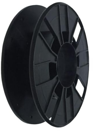 Sharplace Bobina di Filamento per Stampante 3D Disco Vuoto in Fibra Ottica Avvolgitore a Manovella per Carichi Pesanti Vassoio per Cavi in fibra Ottica, Nero