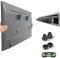 Audend No Stud No Drill Easy TV Wall Mount, 1-Minute Mounting 32 to 75 inch Television Drywall Studless Bracket Hanger, Max Load 150 lbs, VESA 100 x 100 to 600 x 400mm, Levels and Hardware Included