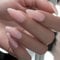 KQueenest Soft Gel Press on Nails Almond Medium, Dusty Light Pink False Nails Almond, Glossy Solid Nude Pink Fake Nails Set, Stiletto Reusable Stick on Nail for Women Finger Daily Wear 24 Pcs