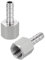 Rebower 2 Pack Stainless Steel Hose Barb to NPT Male Adapter, 5/16 Barb x 1/4 NPT Female for Industrial, Automotive, Fluid Transfer, Home Gardening