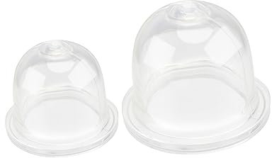 CIYODO 2piezas Bulbo De Cebado Para Carburador s Bomba De Plástico Resistente y Sellado Hermético Recambio Para Motosierra Desbrozadora y Segadora De Hierba Accesorio Compatible Para Cort