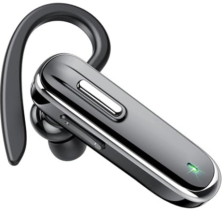 Auriculares Bluetooth inalámbricos, manos libres con micrófono dual V5.3, auriculares Bluetooth con 25 horas de tiempo de conversación, auriculares inalámbricos para iOS, Android y portátil (no