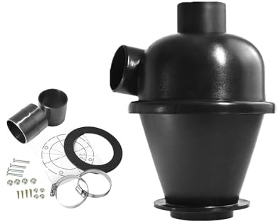 50 mm Zyklonfilter Staubsammler Abscheider für Staubsauger und Staubabsauger, Holzbearbeitung Staubsammelsystem Zubehör