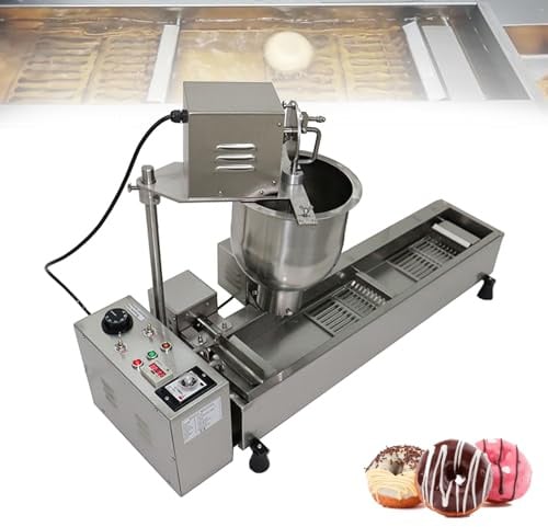 Buhelyc Macchina Automatica per Fare Ciambelle Macchina Commerciale Riga Singola per Ristorante, Panetteria, Festa, Pasticceria