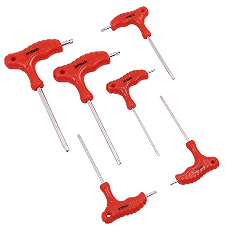 Amtech L0750 6 Piece T-Handle Torx Key Set