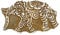 Knitwit Holztextilmarken Indische Malerei Elefant Dekorative Grenze Stempel