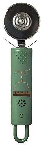 Funko SW00878 Star Wars Pizza Cutter with Sounds: I am Boba Fett, Green/Black, 5.8x2x5.8 cm
