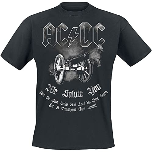AC/DC We Salute You Männer T-Shirt schwarz Band-Merch, Bands, Nachhaltigkeit