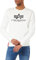Alpha Industries Herren Basic Pullover Sweatshirt, Weiß, XL