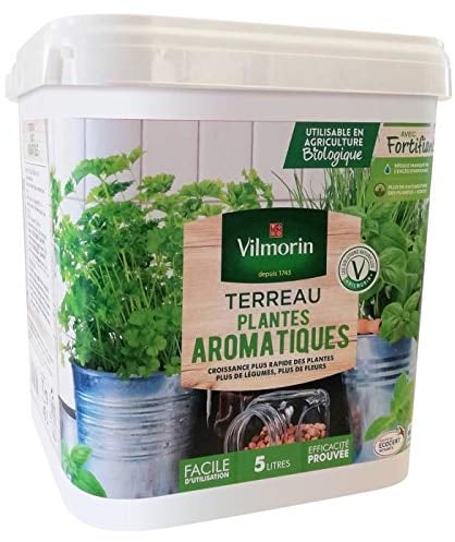 Vilmorin - Terreau Pots de Jardinières aromatiques seau de 5 litres