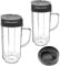 Blender Cup, Replacement Part Flip Top to-go Lids 22oz Tall Cups with Handle for Magic Bullet 250w On-The-Go Mugs & Cups Juicer Mixer, Juice Glasses Accessories(2pcs)
